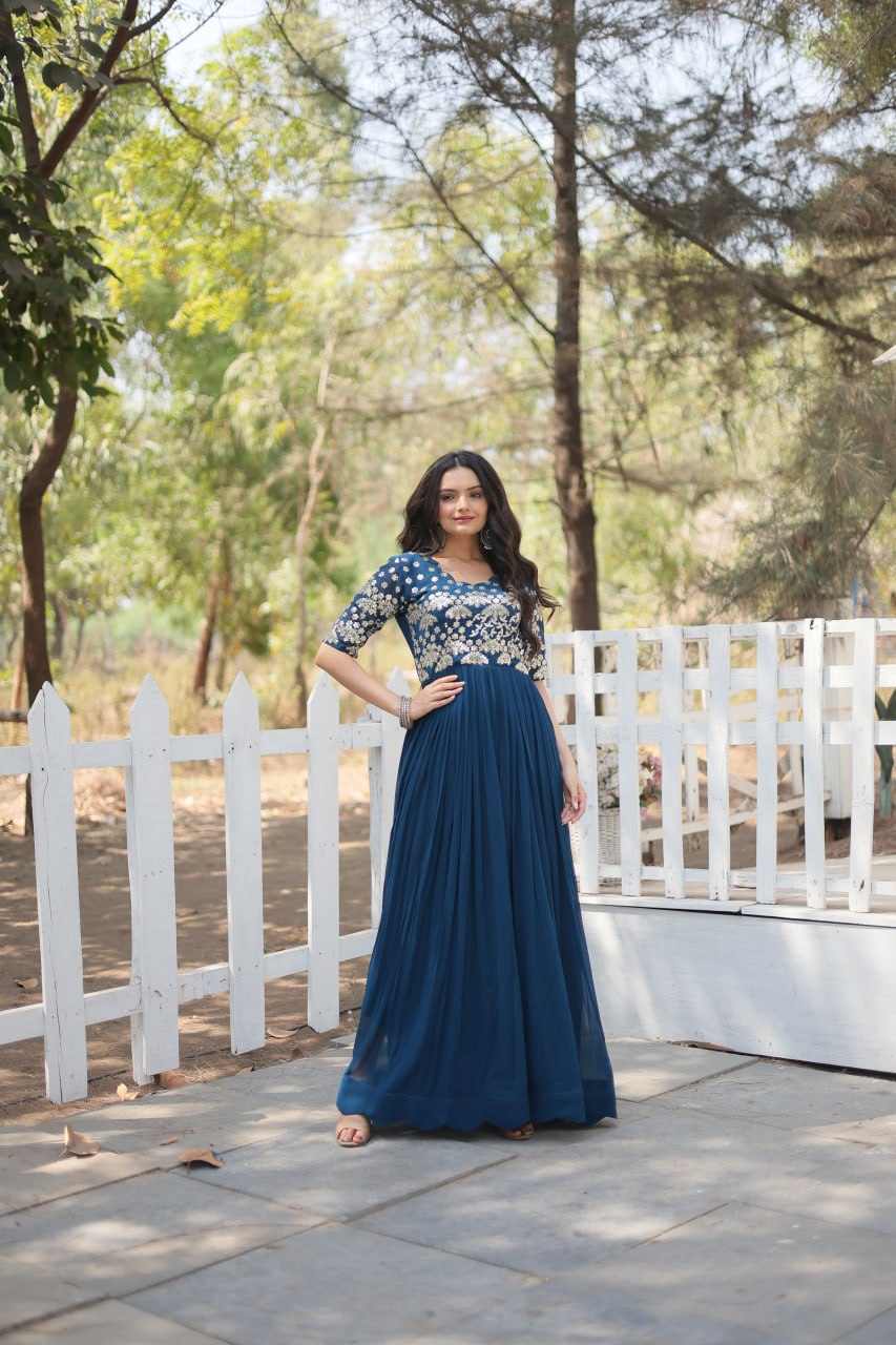 Gown For Special Occasion Indian Traditional Wear Gown