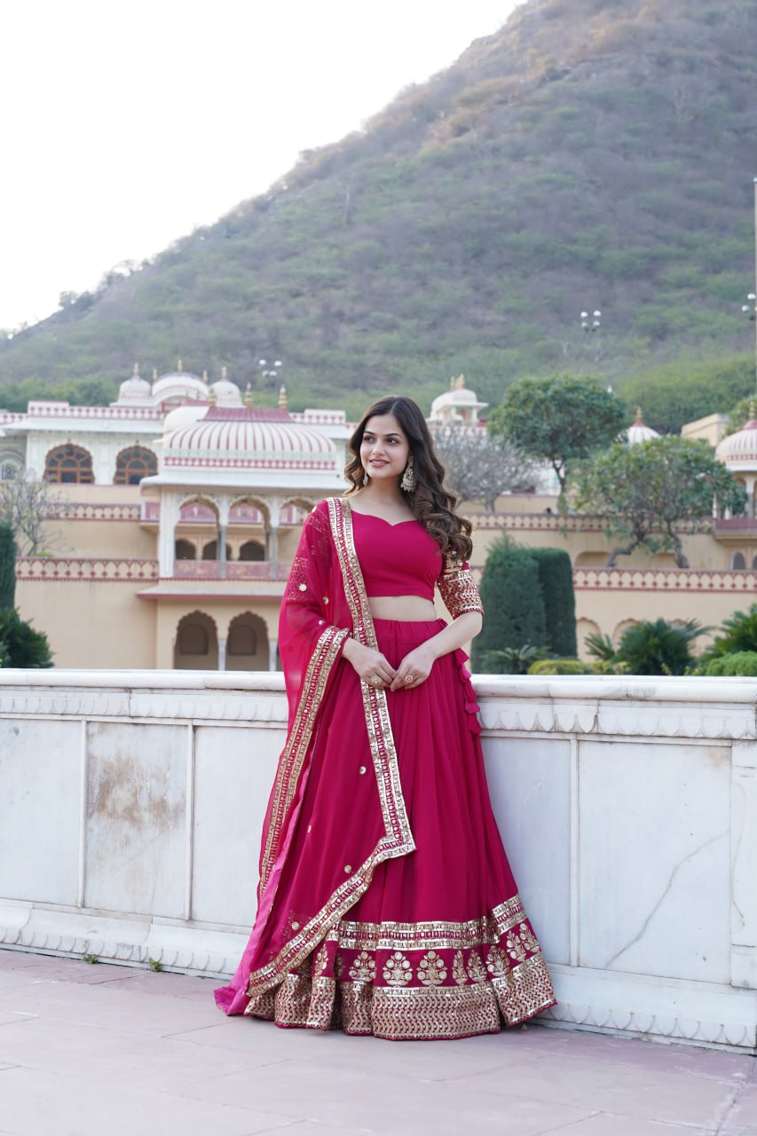 Designer Sequins lehenga choli Wedding lengha for women Partywear Lehenga