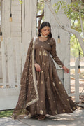 Designer Wedding Wear Anarkali Gown Indian Festival Dress Full Stitched Gown